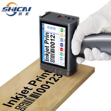 Chipless handheld inkjet printer prints on cardboard packaging bags and bottles picture