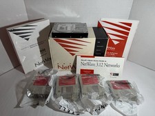 Vintage Novell NetWare 3.12 OEM 37-Disk Set SEALED - Replacement Media  w/ HDD picture
