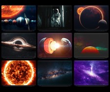 Laptop Skin Vinyl Sticker 10 - 17 Inch Space Themed Decals Chromebook Tablets picture
