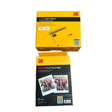 Kodak Mini 3 Retro Photo Printer + 30 Sheet Cartridge White Bundle picture