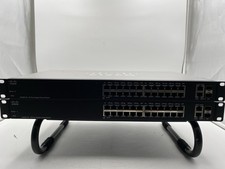 Lot of 2 Cisco SG200-26 SLM2024T V03 26-Port Gigabit Smart Switch picture