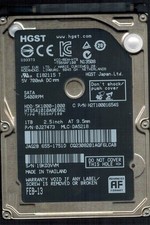 HTS541010A9E662 P/N: 0J27473 MLC: DA5218 THAILAND FEB 2013 HGST 1TB picture