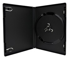 ULTRA PREMIUM STANDARD Black Single DVD Cases 14MM 76g (100% New Material) Lot picture