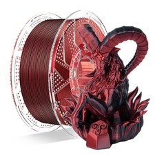 Chitu Systems Conjure Silk Black Red PLA 3D Printer Filament 1.75mm 1KG picture