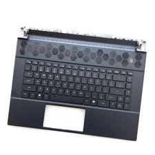 New For Alienware M16 R1 Laptop Palmrest with Backlit Keyboard CGM3Y 0CGM3Y picture