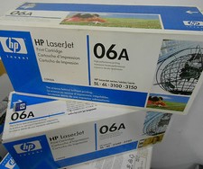 2pk NEW SEAL GENUINE HP 06A Toner Cartridge (C3906A) 5L 6L 3100 3150  picture