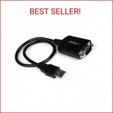 StarTech.com 1 ft. USB to RS232 Serial DB9 Adapter Cable with COM Port Retention picture