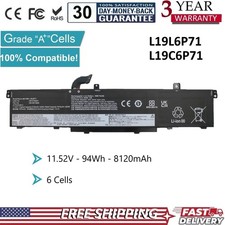 ✅New L19C6P71 battery For Lenovo ThinkPad P15 P17 2nd Gen L19L6P71 5B10W13958 US picture