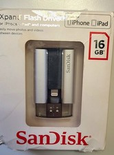 SanDisk iXpand Flash Drive for iPhone or iPad 16GB, box damaged only picture