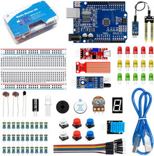 Basic Starter Kit with R3 CH340 Controller Board Breadboard LED Sensors picture