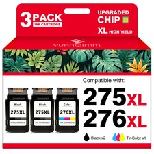PG-275XL CL-276XL Ink Cartridges For Canon PIXMA TR4722 TS3520 TS3720 TS3522 picture