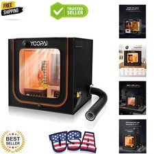 Large Resin 3D Printer Enclosure with Ventilation Kit LED Light, 3D Print Ven... picture