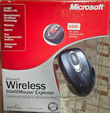Microsoft Wireless IntelliMouse Explorer Ergonomic Optical Wireless Mouse, Black picture