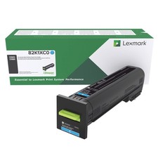 Original Lexmark 82K1XC0 Cyan Toner. New Sealed Box, We Ship Fast picture
