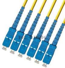 200M SC-SC Outdoor Armored Singlemode 6 Strands Fiber Patch Cord picture