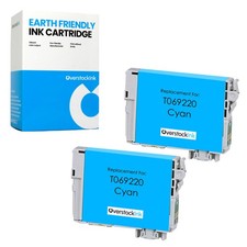 2-Pack Compatible OSI Epson 69 Cyan Ink Cartridge for Stylus NX410 NX415 NX510 picture