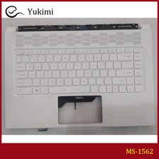 MS-1562 FOR MSI Stealth 15M White C Shell Cover Upper Palmrest Backlit Keyboard picture