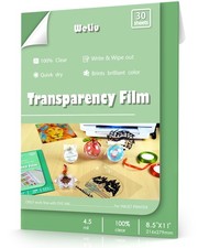 Transparency Film for Inkjet Printers 30 Sheets Paper Clear picture