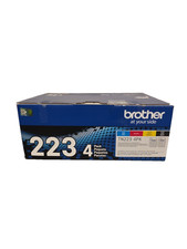 OEM Brother TN-223 4-Pack CMYK Toner – 3 X Factory Sealed Cartridges 1 Open Bag picture