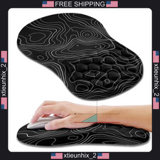 Ergonomic Mouse Pad Wrist Support with Memory Foam, 11.8x7.9 inch, Carpal picture