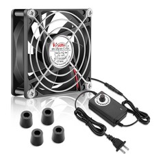 80mm Small Computer Cooling Fan with AC Plug 110V 120V 220V 240V picture