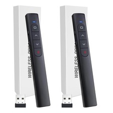 (2 Units) Wireless Presenter Remote, Presentation Clicker with Hyperlink & Vo... picture