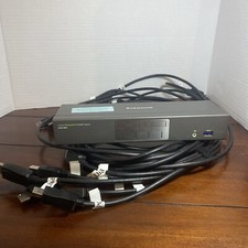 IOGEAR 4-Port DisplayPort KVMP Switch with USB 3.0 Hub W Cables No power Cable picture