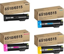 Efficient 4-Pack Toner Cartridges for Xerox 6510 & 6515 - Easy Install & Quality picture