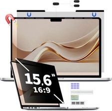15.6 Inch 16:9 Magnetic Privacy Screen for Laptops, Removable Shield for Lenovo, picture