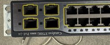 Cisco Catalyst 3750G PoE-24 WS-C3750G-24PS-E 24-port + 4x SFP  *TESTED* picture