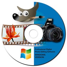 GIMP 3-2026 Pro Graphic Design Image Editing Software App-w Photo shop Guide-DVD picture