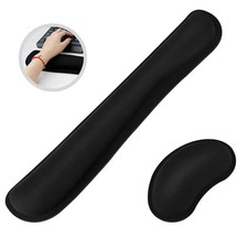 Keyboard & Mouse Wrist Rest Set – Memory Foam Gel Support Cushion for Comfort picture