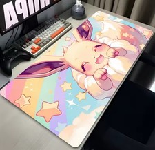 Eevee Desk Mat Pokémon Mouse Pad Gamer Gift Kawaii Room Decor picture
