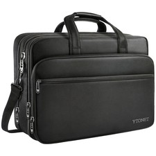 Ytonet Laptop Briefcases for Men, 17 Inch Expandable Briefcase laptop bag Water picture