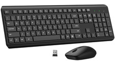 Teclado y Ratón Inalámbricos Ergonómicos Silenciosos 2.4G para PC y Portátil picture