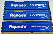Kingston HyperX Aquado 12GB (3x 4GB) DDR3 Gaming RAM UDIMM 1600MHz CL10 picture
