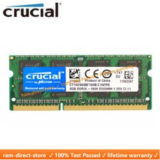 CRUCIAL DDR3L 8GB 16GB 32GB 1600 1333 1066 1866 MHz Laptop RAM SODIMM 204-Pins picture