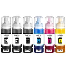 6PK T552 Ink Bottles replacement fits for EPSON 552 EcoTank ET-8550 ET-8500 picture