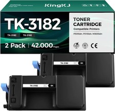 TK-3182 TK3182 Toner Cartridge Black 2-Pack High Capacity with Chip Replacement picture