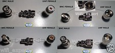 4pc/set RF coaxial adapter connector Kit BNC male/female to UHF PL259 SO-239 M/F picture