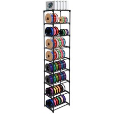 3D printer filament storage rack 9 tier spool holder metal organizer shelf heavy picture