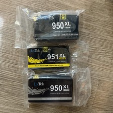 3 Pack 950XL & 951XL - LxTek Ink Cartridges - Black, Yellow picture