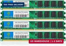 DDR2 8GB Kit (4X 2GB) DDR2-800 PC2-6400 Udimm 2RX8 1.8V CL6 240-Pin Non-ECC Unbu picture