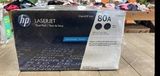 HP 80A 2-pack Black Original LaserJet Toner Cartridges, ~2,560 pages, CF280A picture