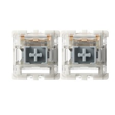 Gateron G Silver Pro Switches Pre-lubed 3pin RGB SMD Linear Dust-Proof Single... picture