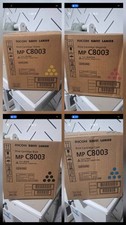 4 Genuine Ricoh MP C8003 toner cartridge lanier printers black blue magneta yell picture