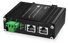 Industrial Hardened Gigabit PoE+ Splitter PoE IEEE802.3 at 95W Input 24V DC picture