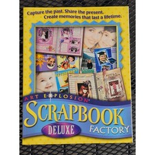 Nova Development Art Explosion Scrapbook Factory Deluxe Software Manual Guide picture