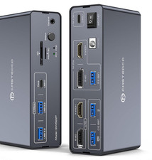 DGYBDFC 13-in-1 KVM Docking Station 4K60Hz HDMI 4K120Hz DP 100W PD New Open Box picture