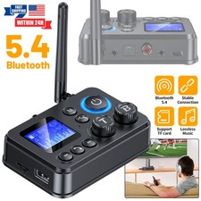 GT87 Add Wireless to Wired Device BT5.4 USB TF AUX Optical Coax LCD Type-C Power picture